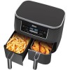 Ninja Foodi Max Dual Zone Air Fryer με Wi-Fi & Διπλό Αποσπώμενο Κάδο 7.6lt Μαύρο
