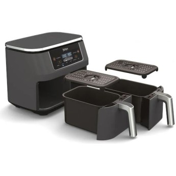 Ninja Foodi Max Dual Zone Air Fryer με Wi-Fi & Διπλό Αποσπώμενο Κάδο 7.6lt Μαύρο