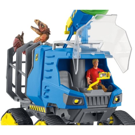Schleich-S Παιχνίδι Μινιατούρα Dinosaurs - Track Vehicle