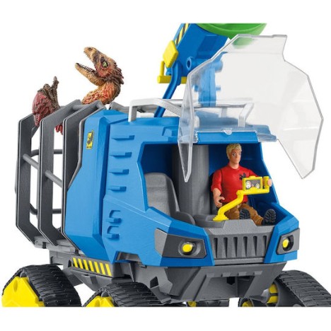 Schleich-S Παιχνίδι Μινιατούρα Dinosaurs - Track Vehicle