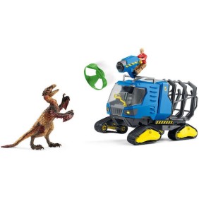 Schleich-S Παιχνίδι Μινιατούρα Dinosaurs - Track Vehicle