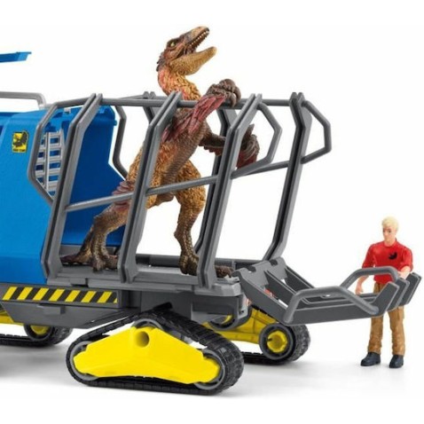 Schleich-S Παιχνίδι Μινιατούρα Dinosaurs - Track Vehicle