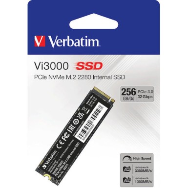 Verbatim Vi3000 SSD 256GB M.2 NVMe PCI Express 3.0 49373