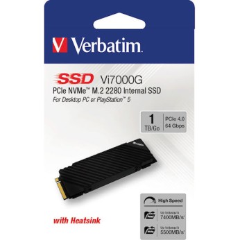 Verbatim Vi7000 PCle SSD 1TB M.2 NVMe PCI Express 4.0