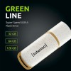 Intenso Green Line 128GB USB 3.2 Stick Καφέ
