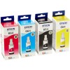 Epson 664 Γνήσιο Πακέτο 4 Μελανιών Εκτυπωτή InkJet Κίτρινο / Κυανό / Ματζέντα / Μαύρο (C13T664640)