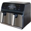 Unold Air Fryer με Διπλό Αποσπώμενο Κάδο 8lt Ασημί 58685
