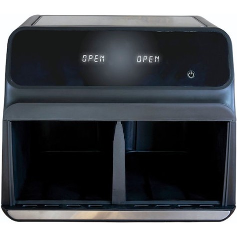 Unold Air Fryer με Διπλό Αποσπώμενο Κάδο 8lt Ασημί 58685