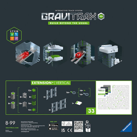 Ravensburger Extension Vertical Εκπαιδευτικό Παιχνίδι Μηχανικής Gravitrax για 8+ Ετών