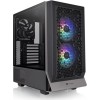 Thermaltake Ceres 300 TG Gaming Midi Tower Κουτί Υπολογιστή με Πλαϊνό Παράθυρο και RGB Φωτισμό Μαύρο