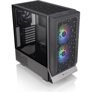 Thermaltake Ceres 300 TG Gaming Midi Tower Κουτί Υπολογιστή με Πλαϊνό Παράθυρο και RGB Φωτισμό Μαύρο