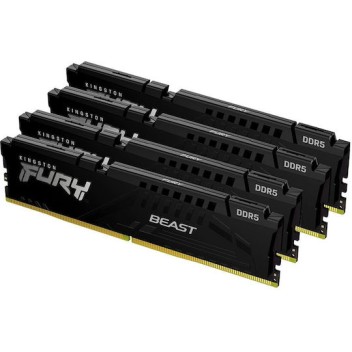 Kingston Fury Beast DDR5 128GB RAM με 4x32GB Modules και Ταχύτητα 5200 για Desktop