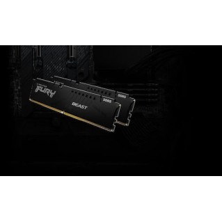 Kingston Fury Beast DDR5 128GB RAM με 4x32GB Modules και Ταχύτητα 5200 για Desktop