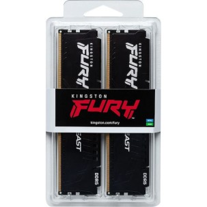 Kingston Fury Beast DDR5 128GB RAM με 4x32GB Modules και Ταχύτητα 5200 για Desktop