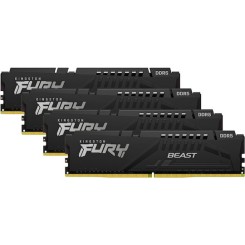 Kingston Fury Beast DDR5 128GB RAM με 4x32GB Modules και Ταχύτητα 5200 για Desktop