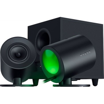 Razer Nommo V2 Ασύρματα Ηχεία Υπολογιστή 2.1 με RGB Φωτισμό και Bluetooth σε Μαύρο Χρώμα