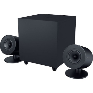 Razer Nommo V2 Ασύρματα Ηχεία Υπολογιστή 2.1 με RGB Φωτισμό και Bluetooth σε Μαύρο Χρώμα