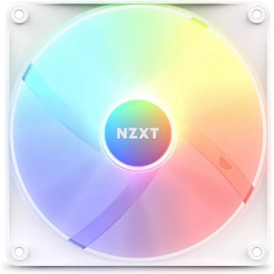NZXT F140 RGB Core Case Fan με Σύνδεση 4-Pin PWM Λευκό
