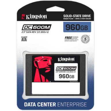 Kingston DC600M SSD 960GB τύπου 2.5'' με σύνδεση SATA III SEDC600M/960G