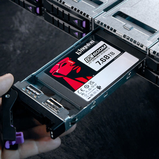 Kingston DC600M SSD 7.7TB τύπου 2.5'' με σύνδεση SATA III SEDC600M/7680G