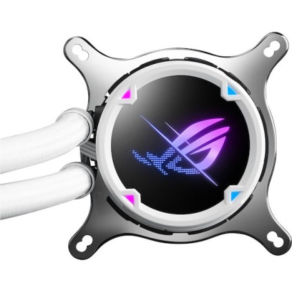Asus ROG STRIX LC II 240 ARGB Υδρόψυξη Επεξεργαστή Διπλού Ανεμιστήρα 120mm για Socket AM4/1700/1200/115x Λευκή