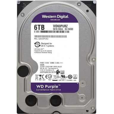 Western Digital Purple 6TB HDD Σκληρός Δίσκος 3.5