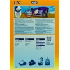 Swirl S70 Σακούλες Σκούπας 4τμχ Συμβατή με Σκούπα Bosch / Siemens
