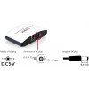 DeLock USB 3.0 Hub 4 Θυρών με σύνδεση USB-A και Εξωτερική Παροχή Ρεύματος Λευκό
