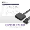 NZXT F120 RGB Duo Case Fan με Σύνδεση 4-Pin PWM 3τμχ