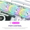 NZXT F120 RGB Duo Case Fan με Σύνδεση 4-Pin PWM Λευκό