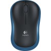 Logitech M185 Ασύρματο Mini Ποντίκι Black/Blue