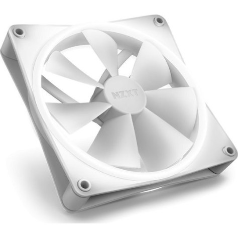 NZXT F140 RGB Duo Case Fan με Σύνδεση 4-Pin PWM 2τμχ Λευκό