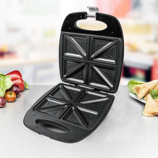 Rommelsbacher Τοστιέρα για 2 Τοστ 1400W Inox