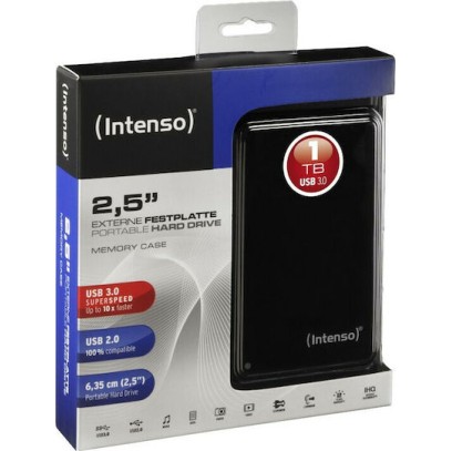 Intenso Memory Case USB 3.0 Εξωτερικός HDD 1TB 2.5