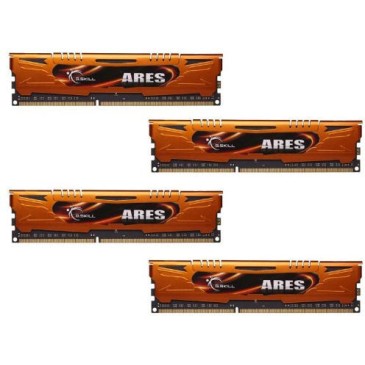 G.Skill Ares DDR3 32GB RAM με 4x8GB Modules και Ταχύτητα 1600 για Desktop