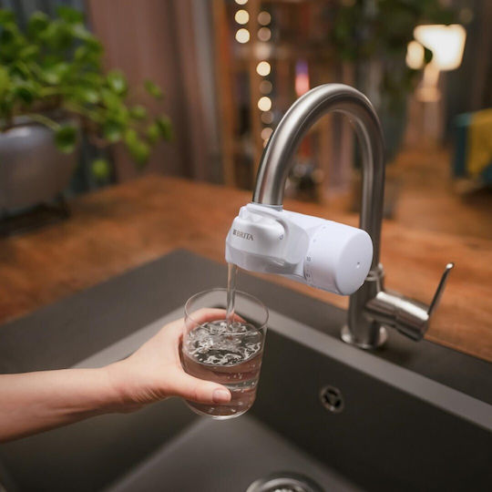 Brita On Tap V Cu Ce2 Φίλτρο Νερού Βρύσης Λευκό Ενεργός Άνθρακας / Μεμβράνες Κοίλων Ινών