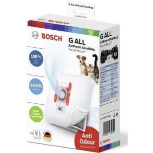 Bosch Σακούλες Σκούπας 4τμχ Συμβατή με Σκούπα Bosch / Siemens
