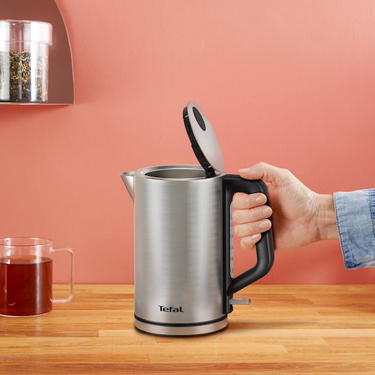 Tefal Bronx Βραστήρας 1.7lt 2200W Ασημί