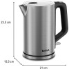 Tefal Bronx Βραστήρας 1.7lt 2200W Ασημί