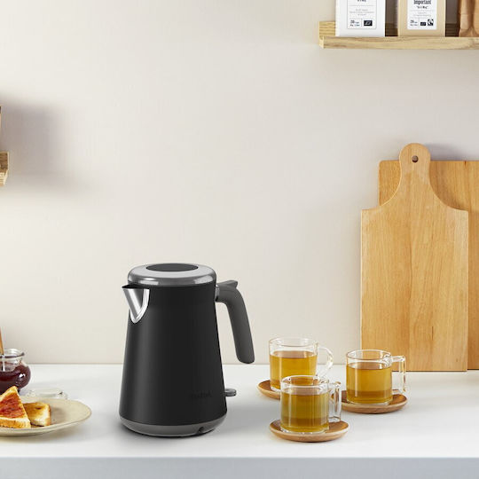 Tefal Botley Βραστήρας 1.7lt 2400W Μαύρος