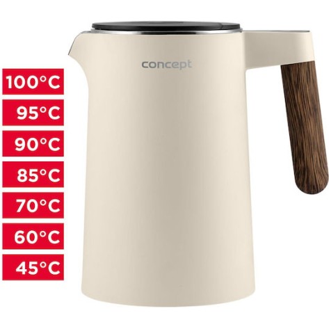 Concept Βραστήρας 1.5lt 2200W Μπεζ