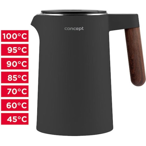 Concept Βραστήρας 1.5lt 2200W Γκρι