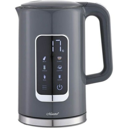 Maestro Βραστήρας 1.7lt 2200W Γκρι