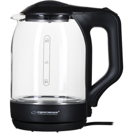 Esperanza Βραστήρας 1.7lt 1500W Μαύρος