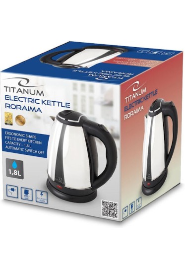 Esperanza Titanum Βραστήρας 1.8lt 1800W Γκρι