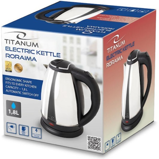 Esperanza Titanum Βραστήρας 1.8lt 1800W Γκρι