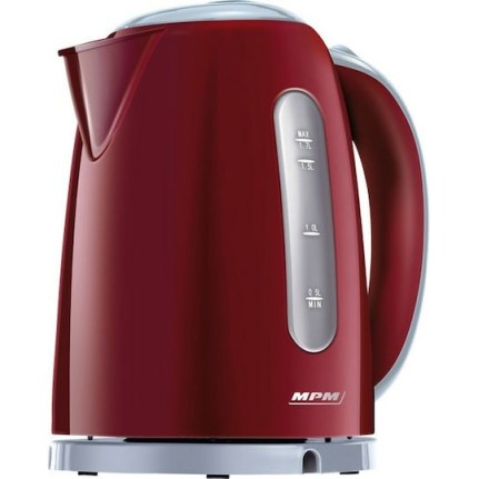 MPM Βραστήρας 1.7lt 2200W Κόκκινος
