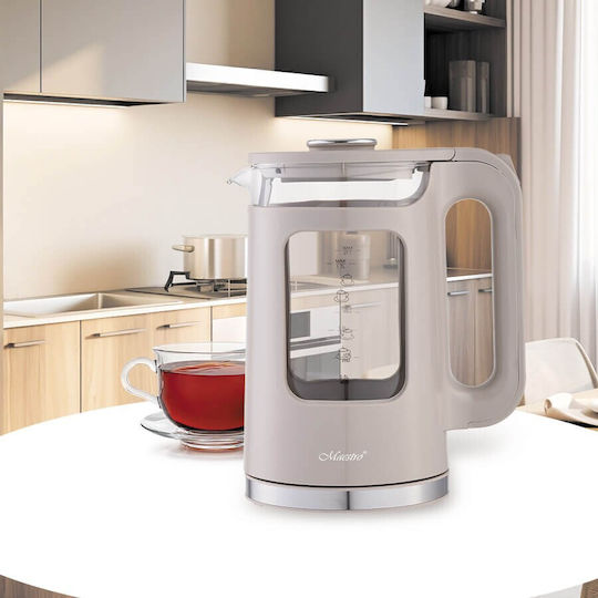 Maestro Βραστήρας 1.7lt 2200W Μπεζ