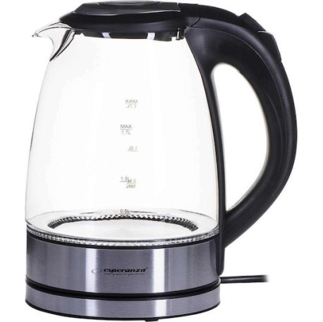 Esperanza Βραστήρας 1.7lt 2200W Ασημί