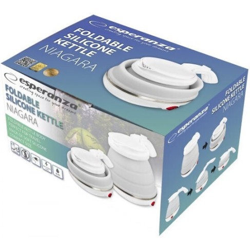 Esperanza Niagara Βραστήρας Ταξιδίου 500ml 750W Λευκός